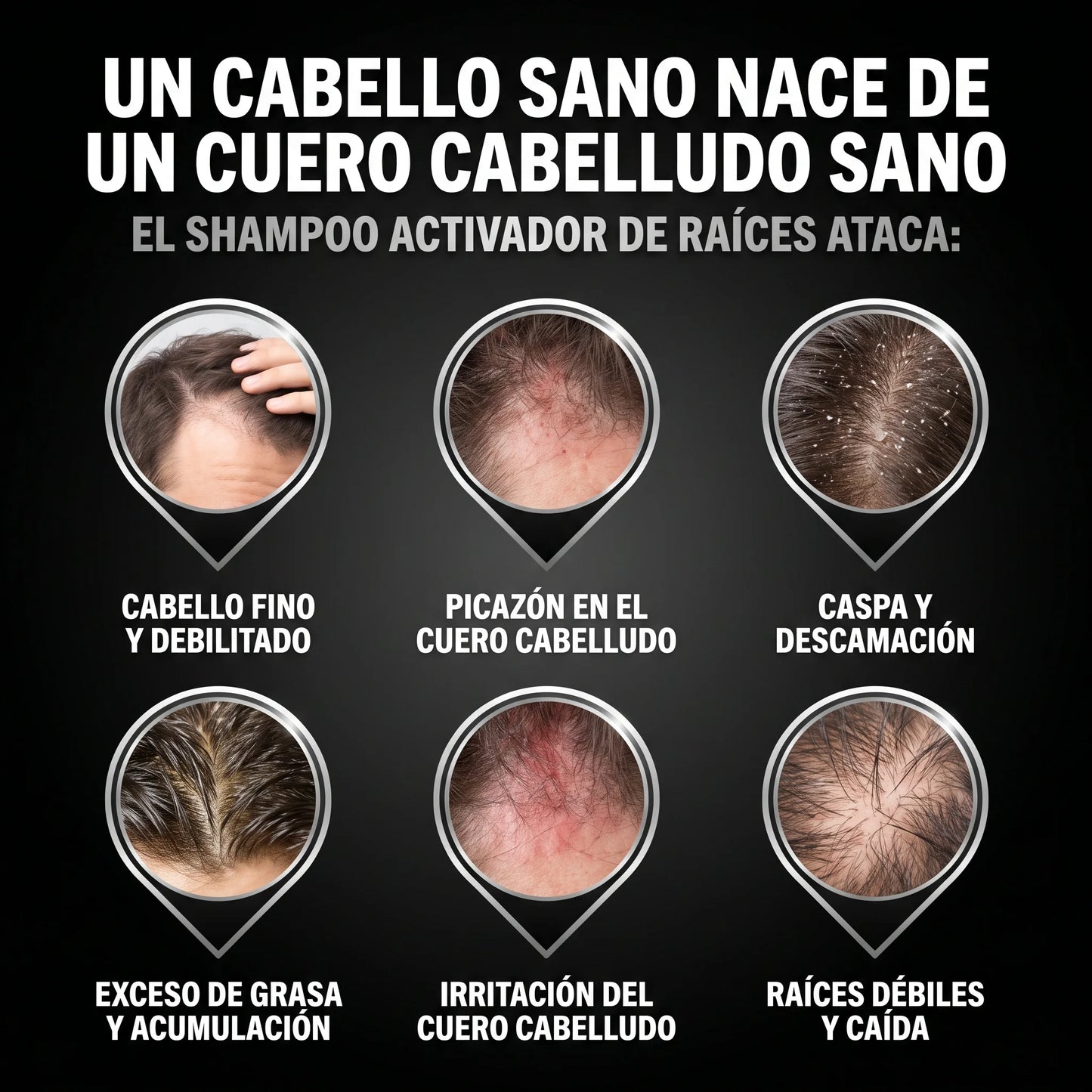 Frost™ Shampoo Anticaída y Crecimiento